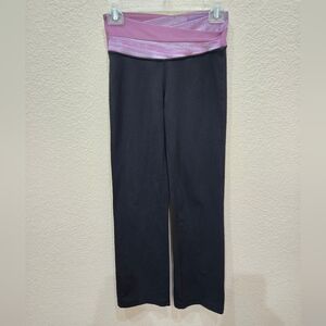 Lululemon Athletica Black and Pink Leggings